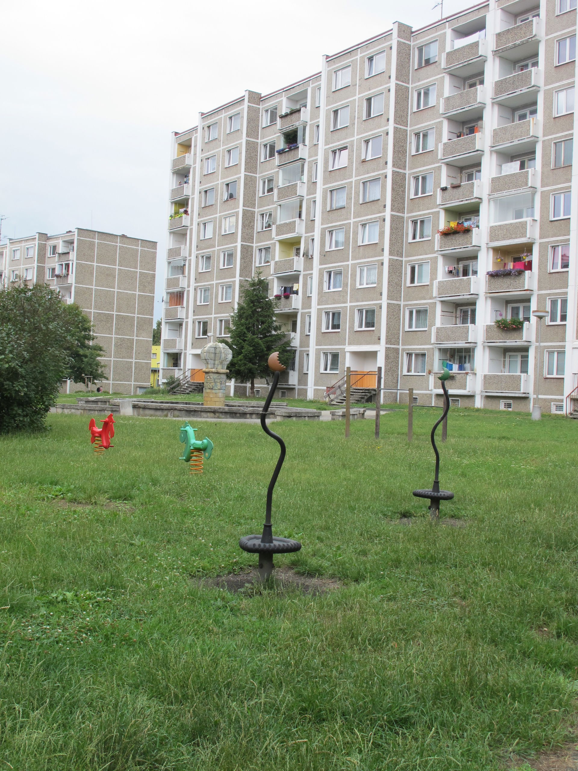 Plattenbauten in Sokolov