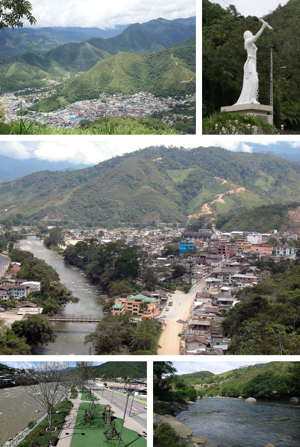 From top, left to right: Panoramic view of the city, monument t…