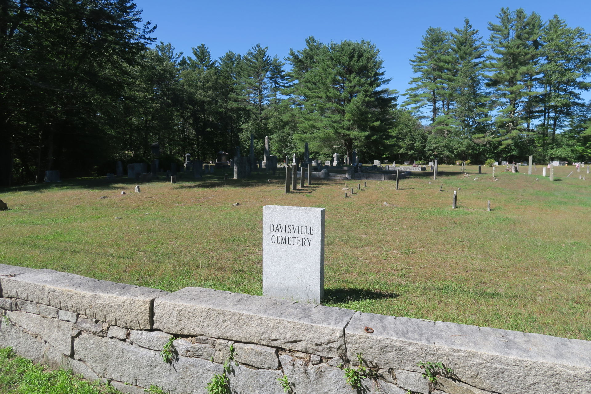 Davisville Cemetery, Warner New Hampshire
