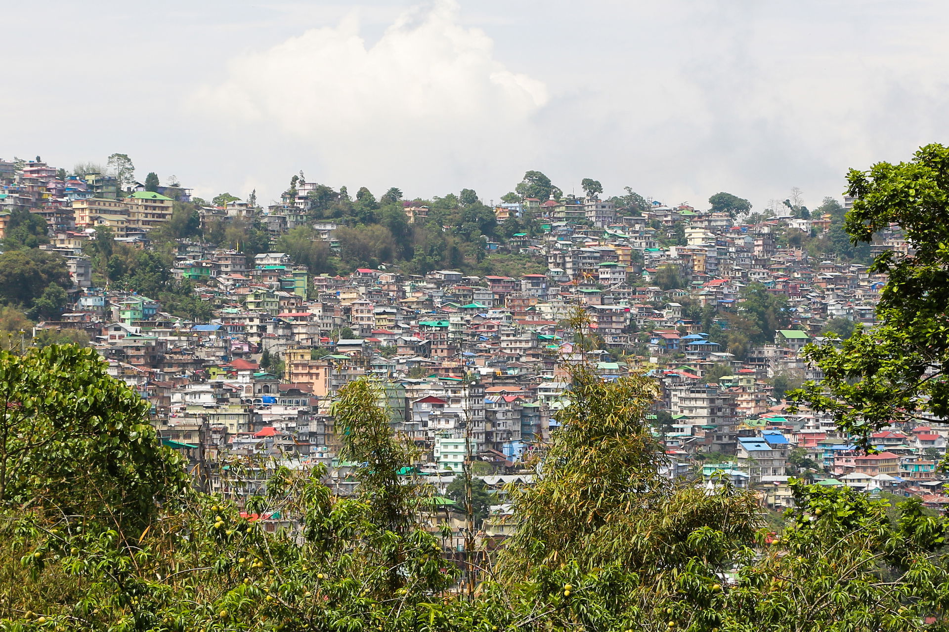 View of Kalimpong, India