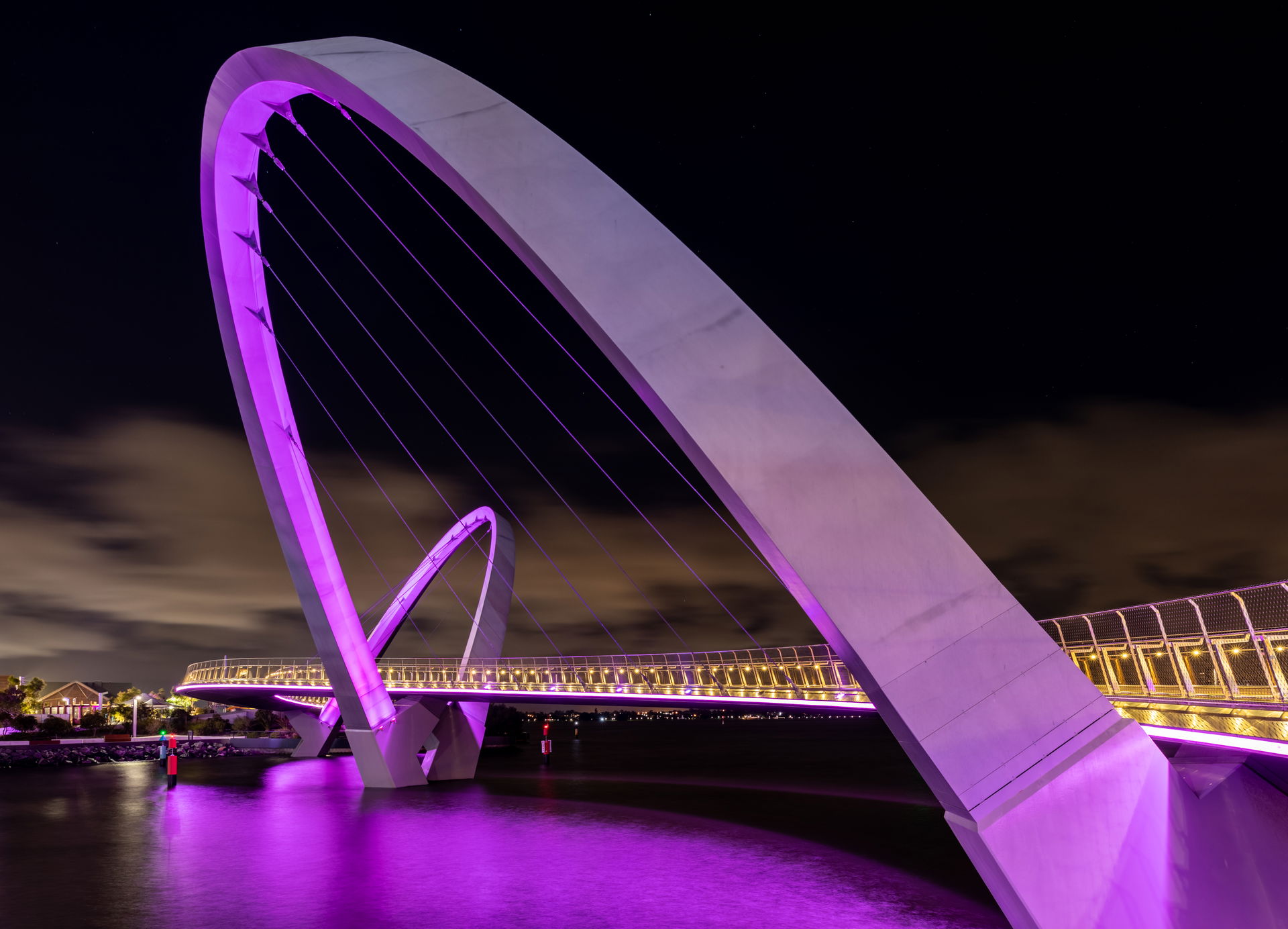 Elizabeth Quay Bridge, Perth, Western Australia, Australia