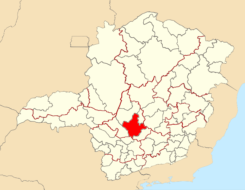 Immediate Geographic Region of Divinópolis.