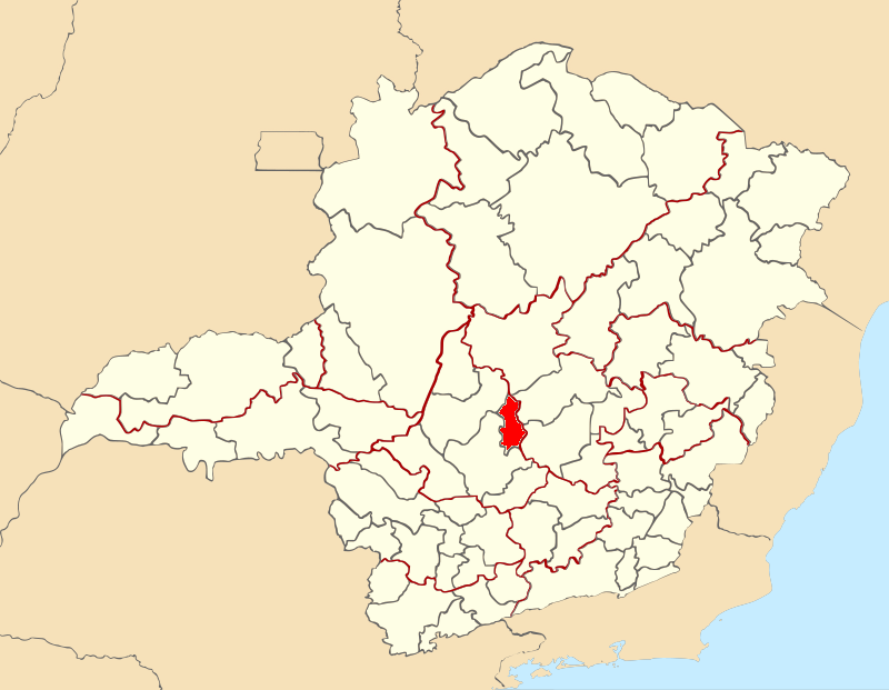 Immediate Geographic Region of Pará de Minas.