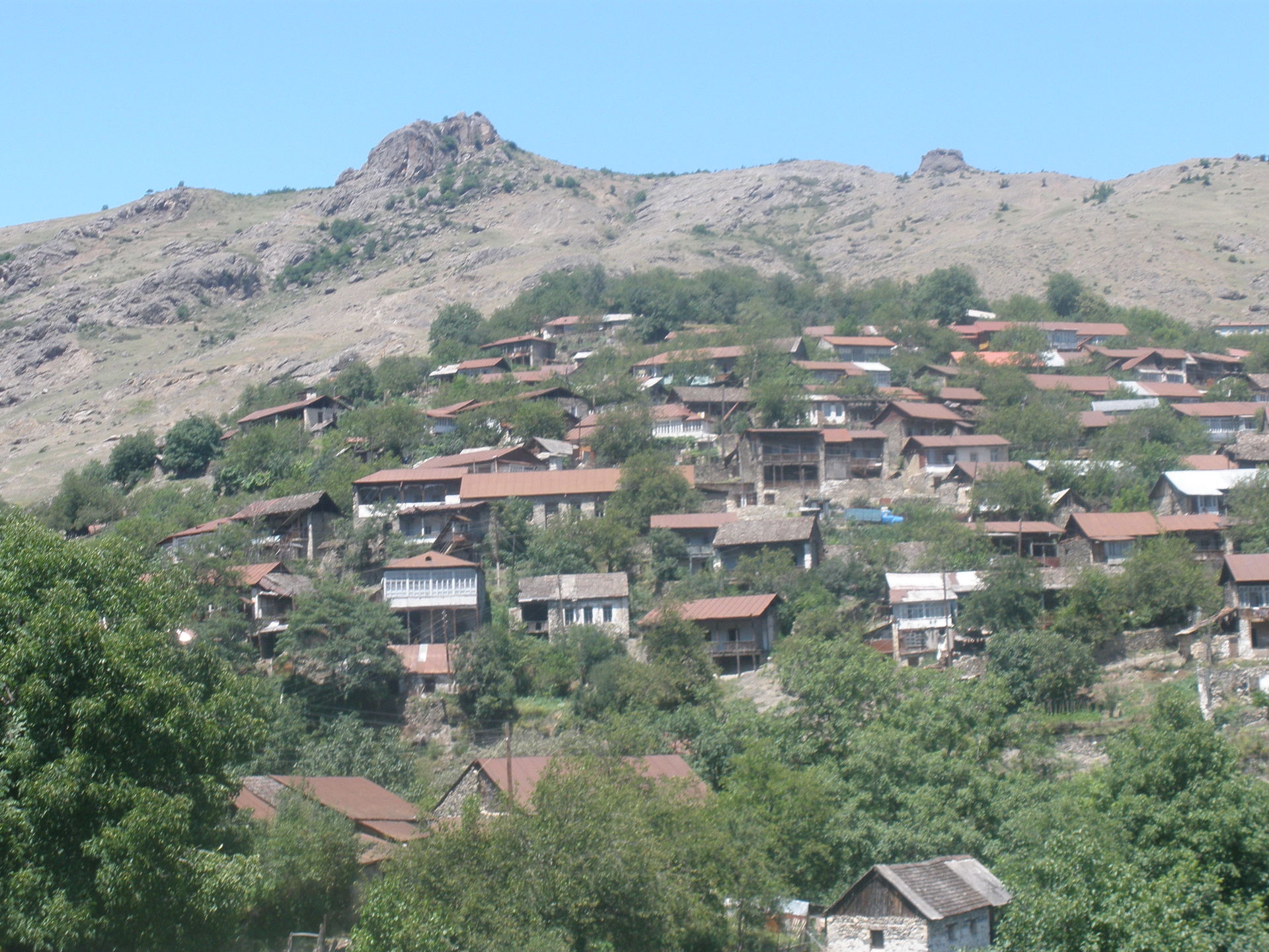 Village Bina in Khojavend District of Azerbaijan