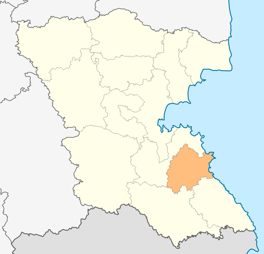 Map of Primorsko municipality, Burgas Province