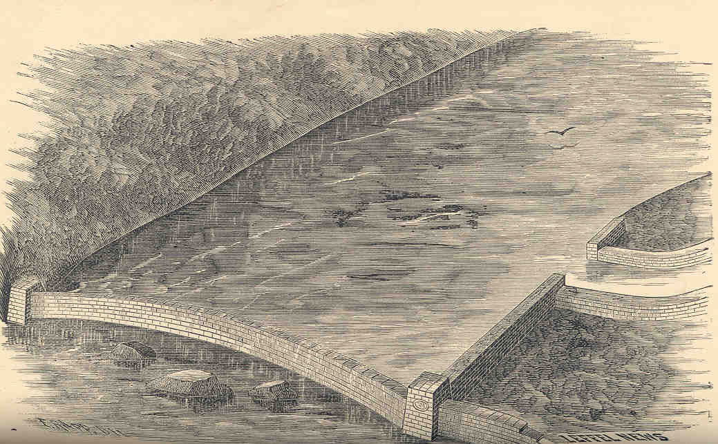 Frankfort, KY.;; Stone Dam Near Frankfort, KY
Subject: Dams--De…