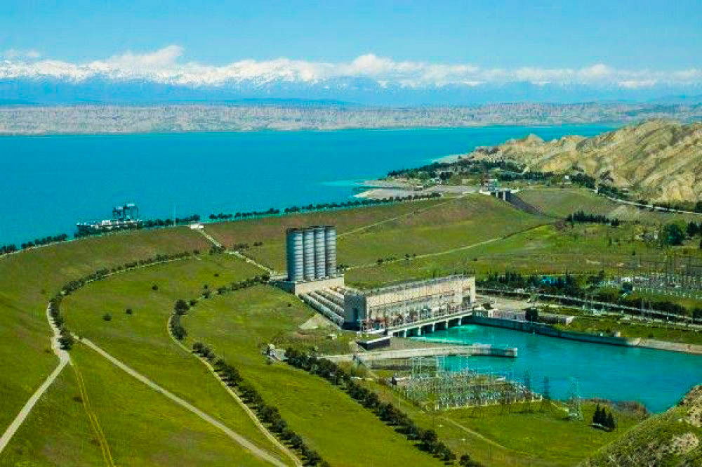 Mingəçevir SES ümumi görünüş