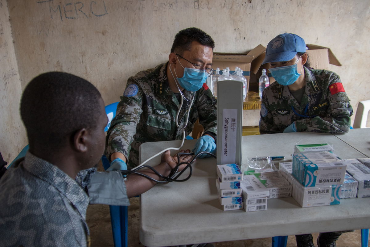 Le BCNUDH et le personnel médical militaire de la MONUSCO/Sud-K…