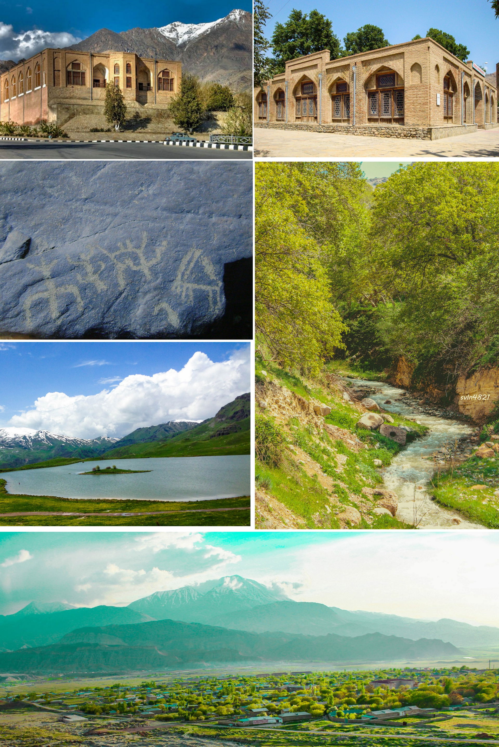 Montage of pictures of Ordubad used for the specific article. C…
