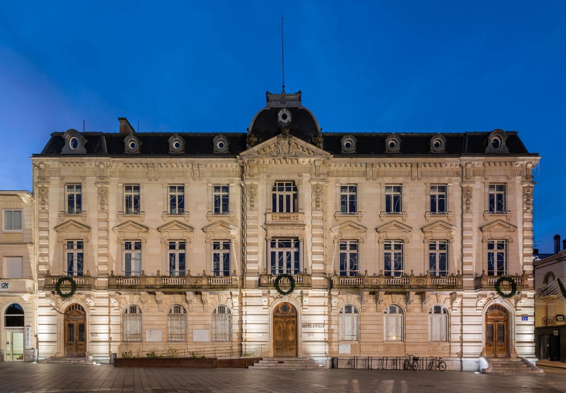 Town hall of Mont-de-Marsan, Landes, France