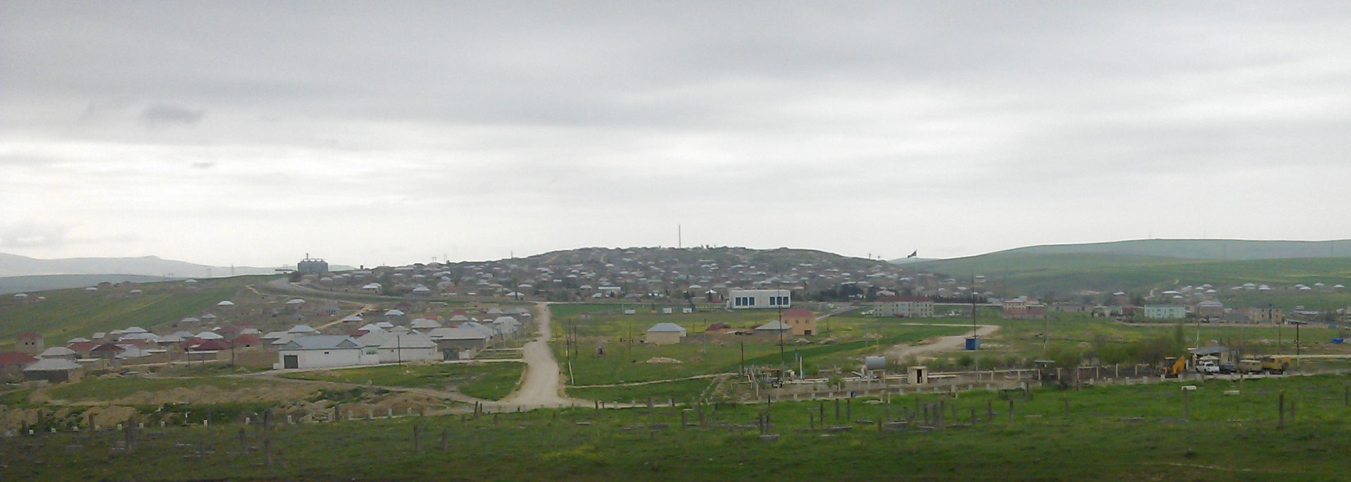 Qobustan şəhərinin bir hissəsinin görüntüsü
