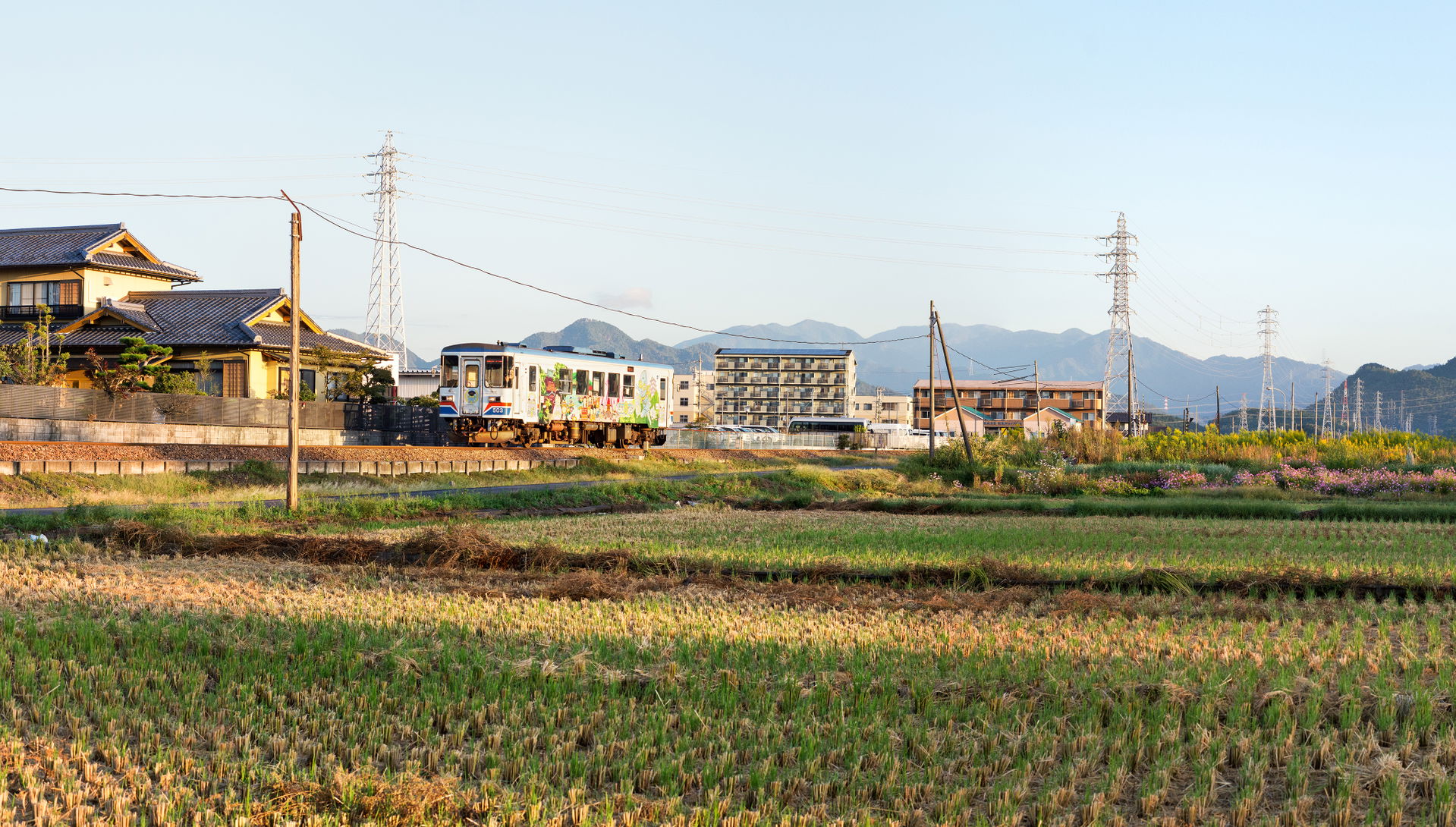 Morning train to Seki.