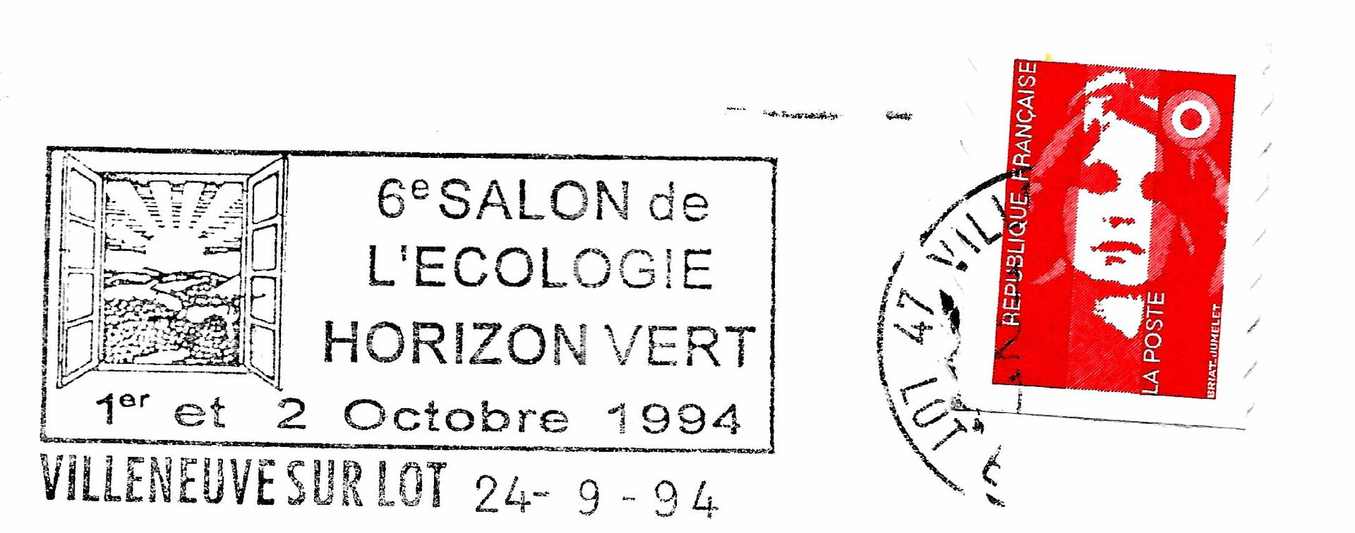 Villeneuve-sur-Lot - Flamme postale 1994