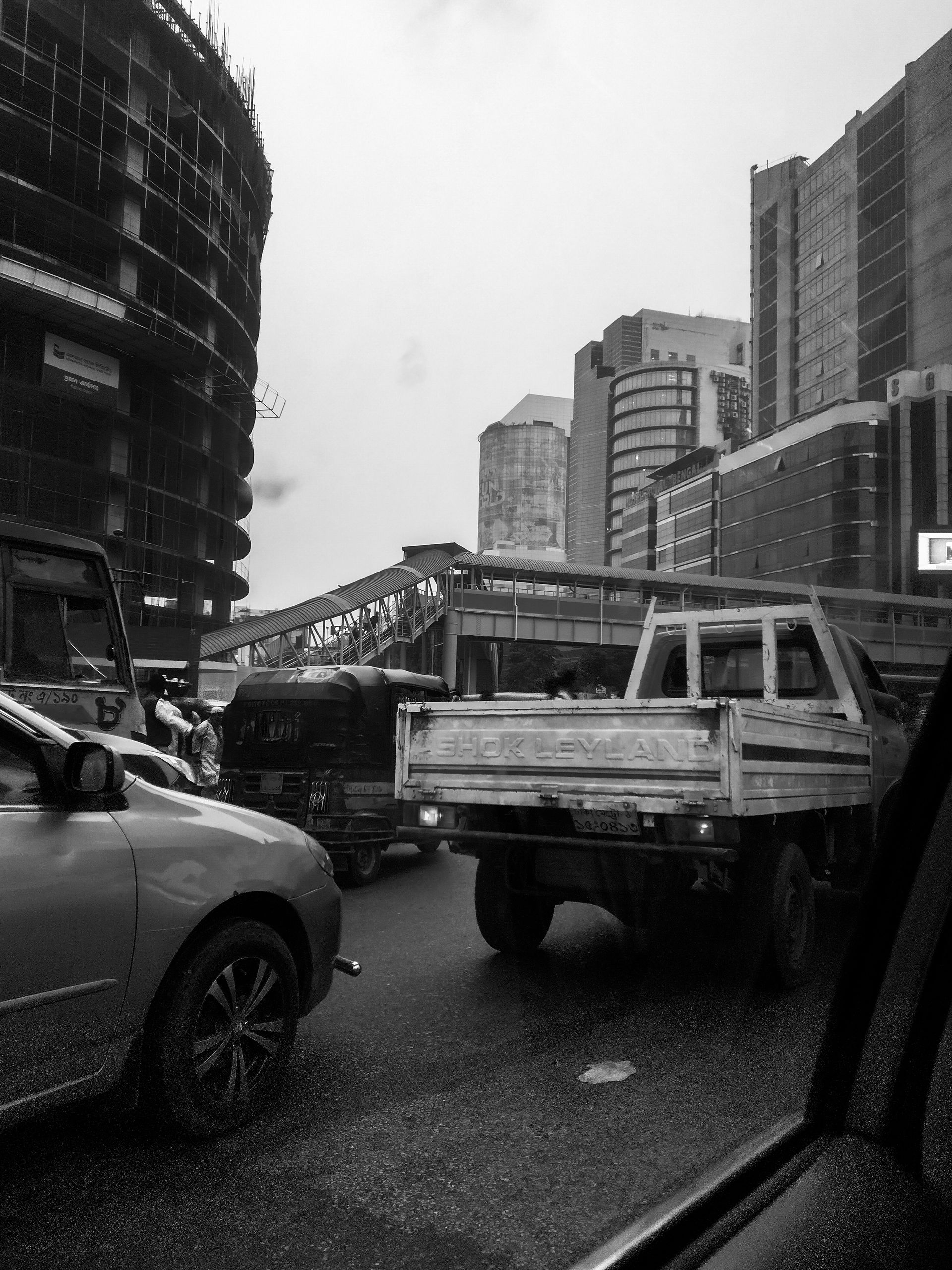 While traffic Jam