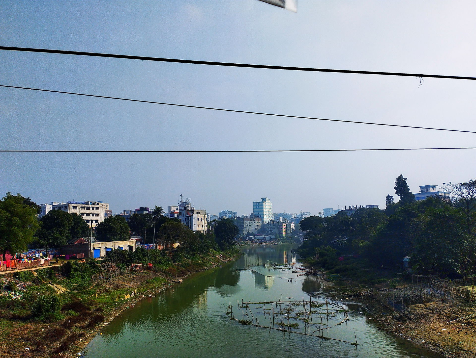 Faridpur city view from Alipur bridge