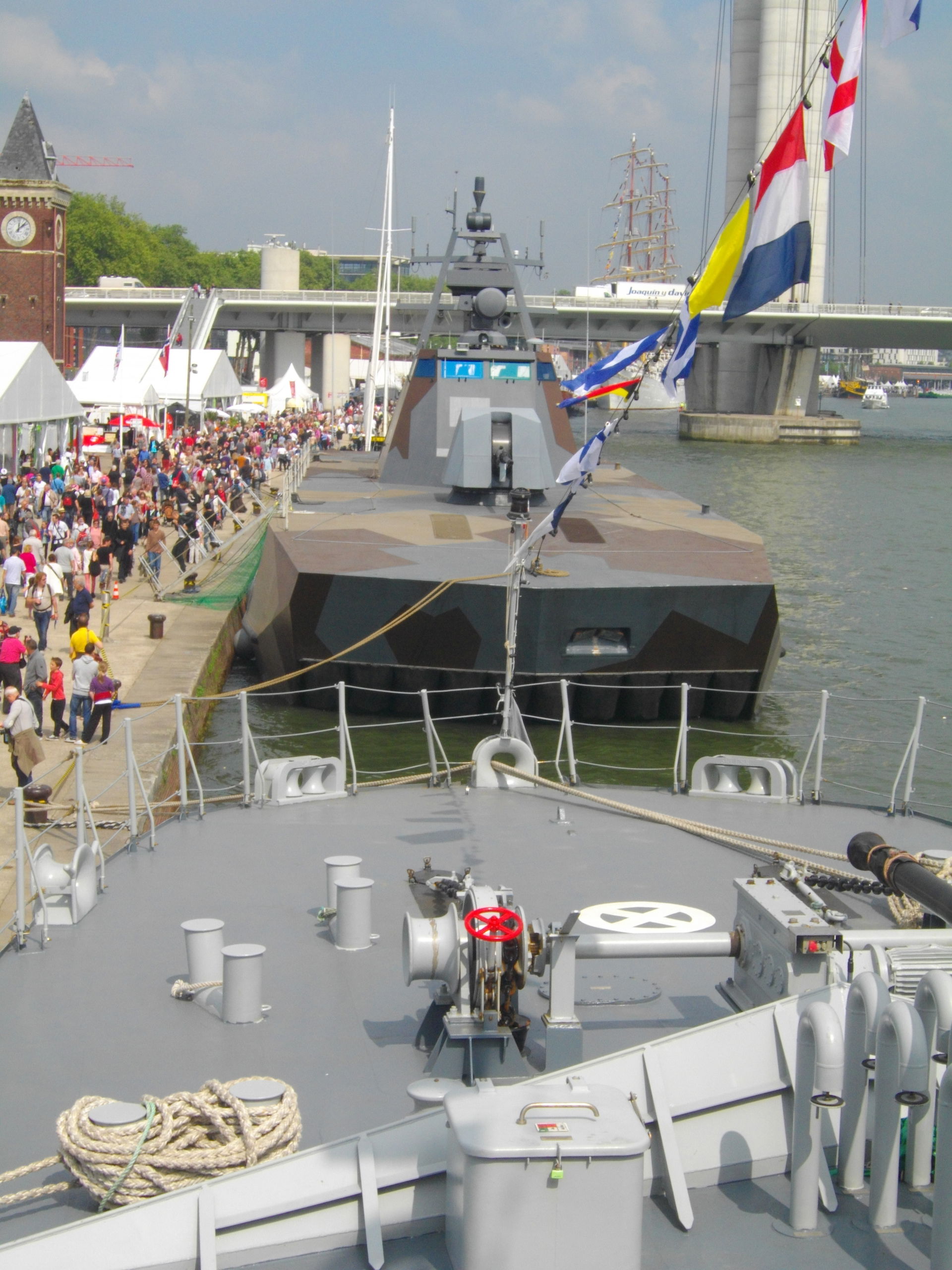 Le patrouilleur norvégien KNM Skjold (Armada Rouen 2013)