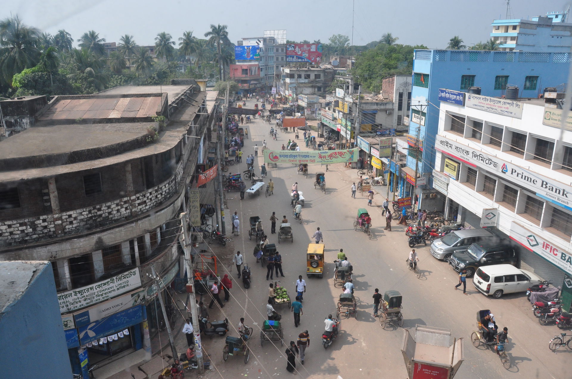 A view of central Mohin in Bangladesh, taken from the Magpie ho…