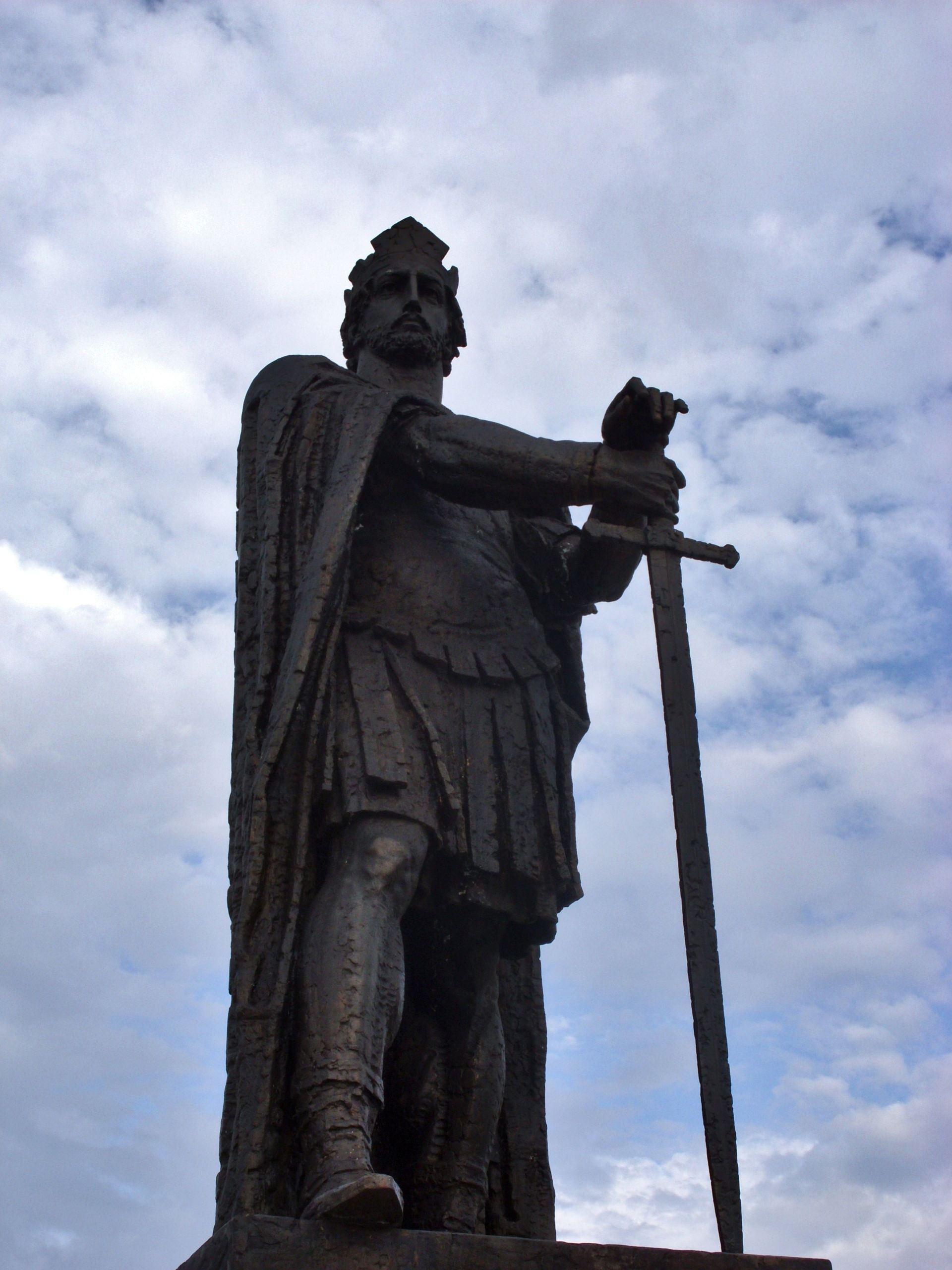 Monument to Stefan Lazarević in Despotovac, Serbia.
