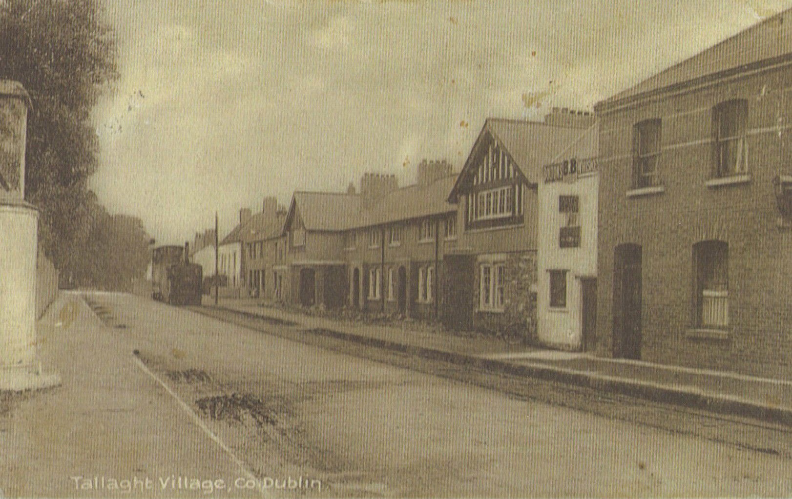 This image shows the then-small village of Tallaght, which was …