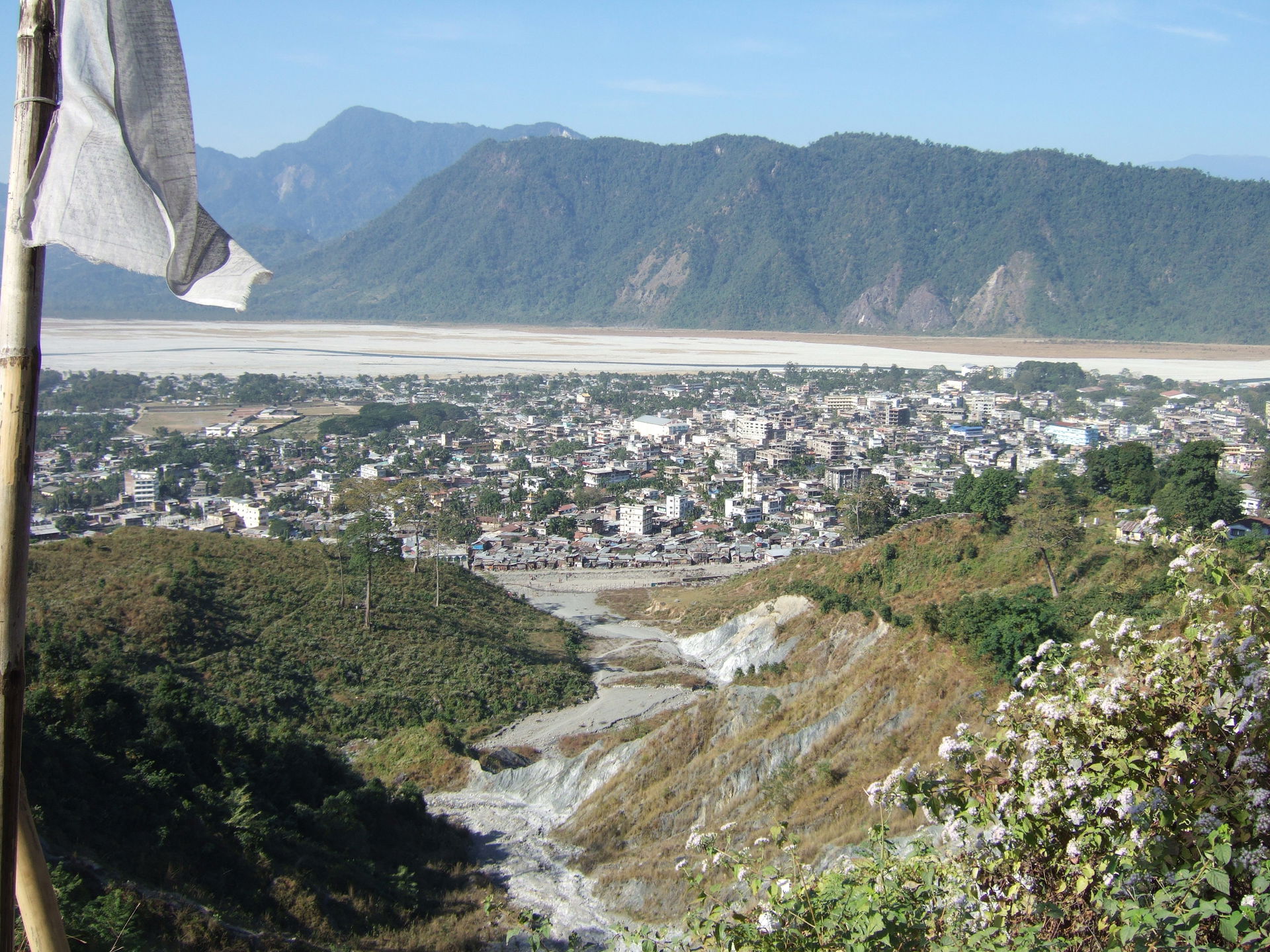 Town of Phuentsoling, Bhutan