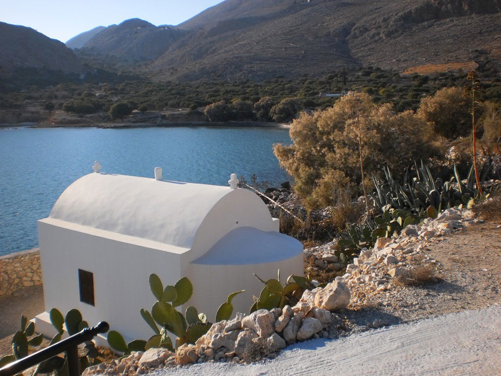 Saint Thekla church in Chalki, Dodekanisa, Greece