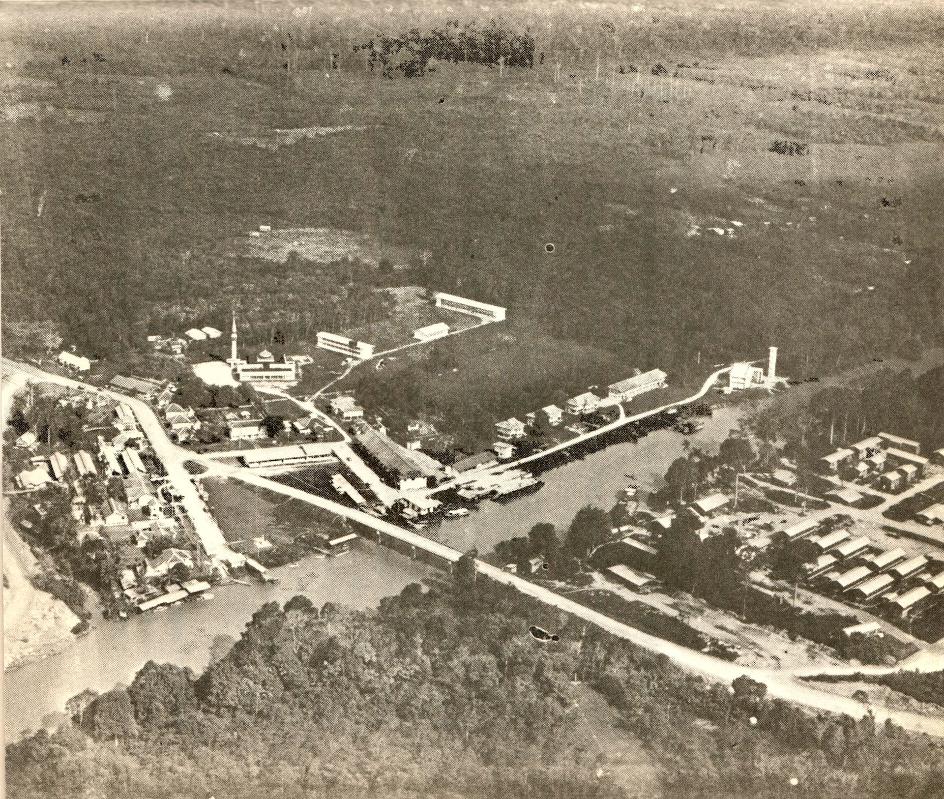 Aerial view of Pekan Bangar.
Date: September 27, 1966.
Location…