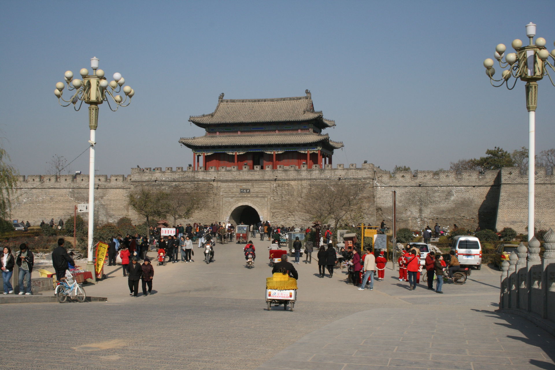 City walls date from Ming Dynasty. Henan Province. Complete ind…
