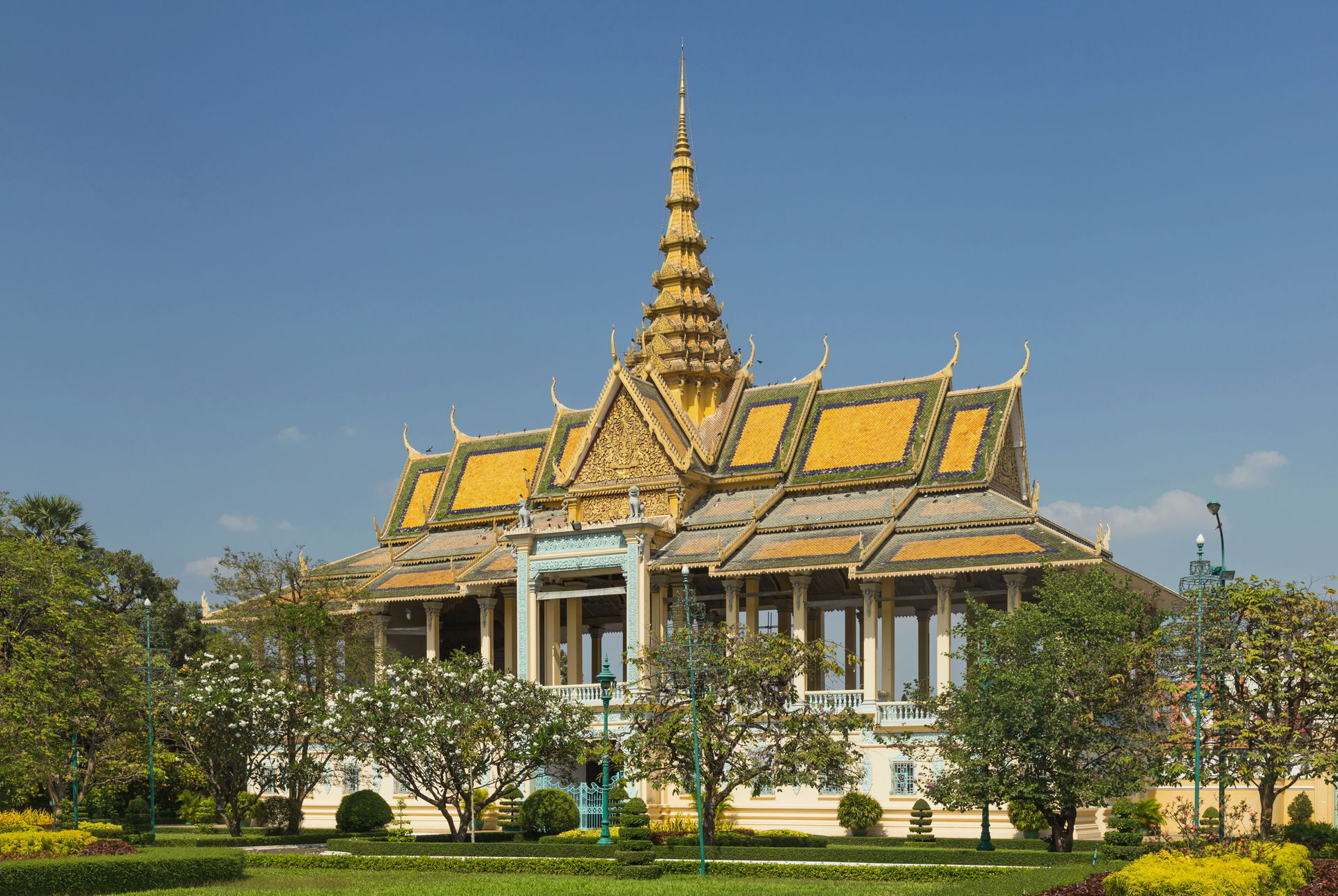 Chanchhaya Pavilion. Royal Palace. Phnom Penh, Cambodia.