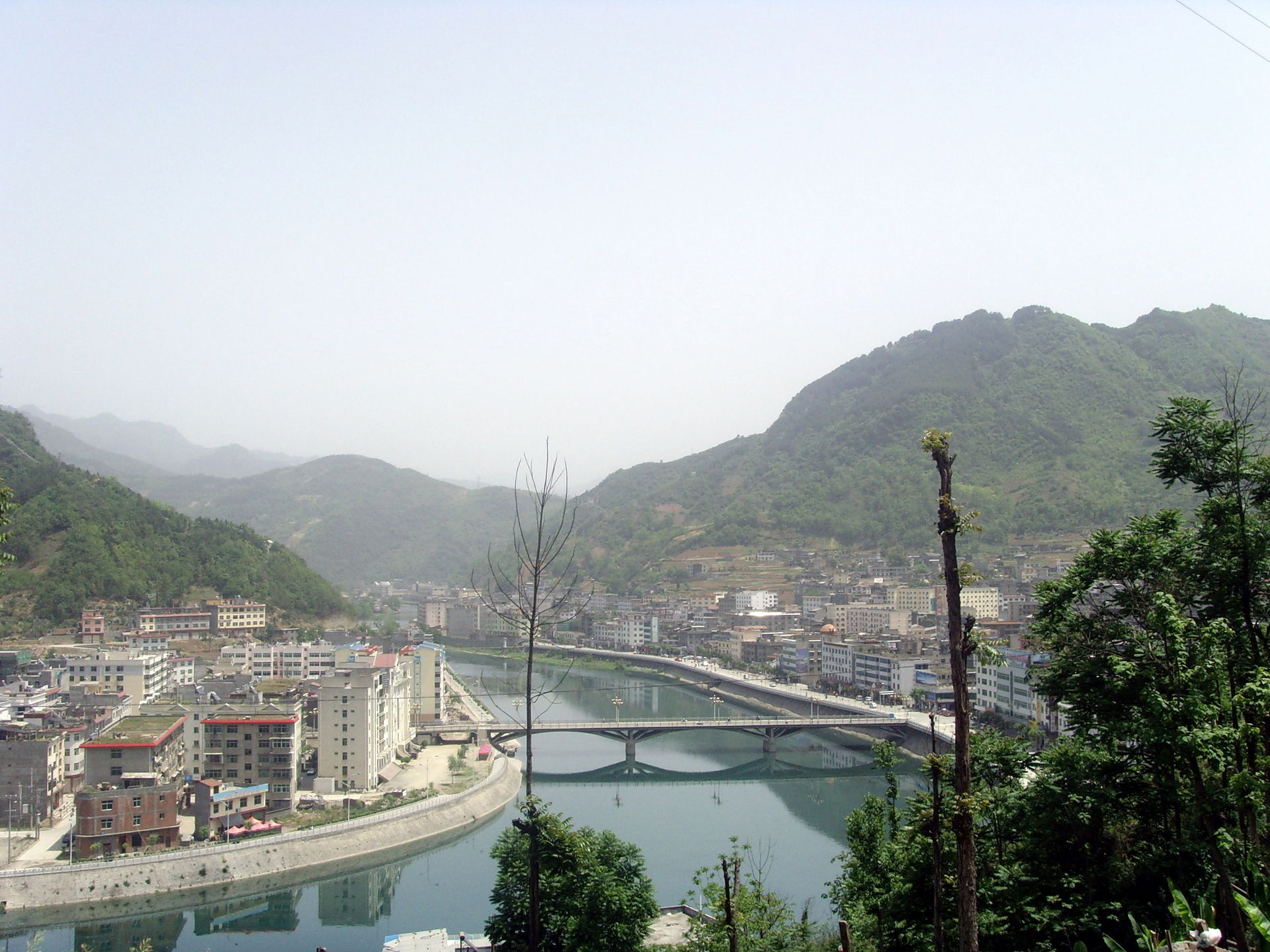 ​岚皋县城-岚河