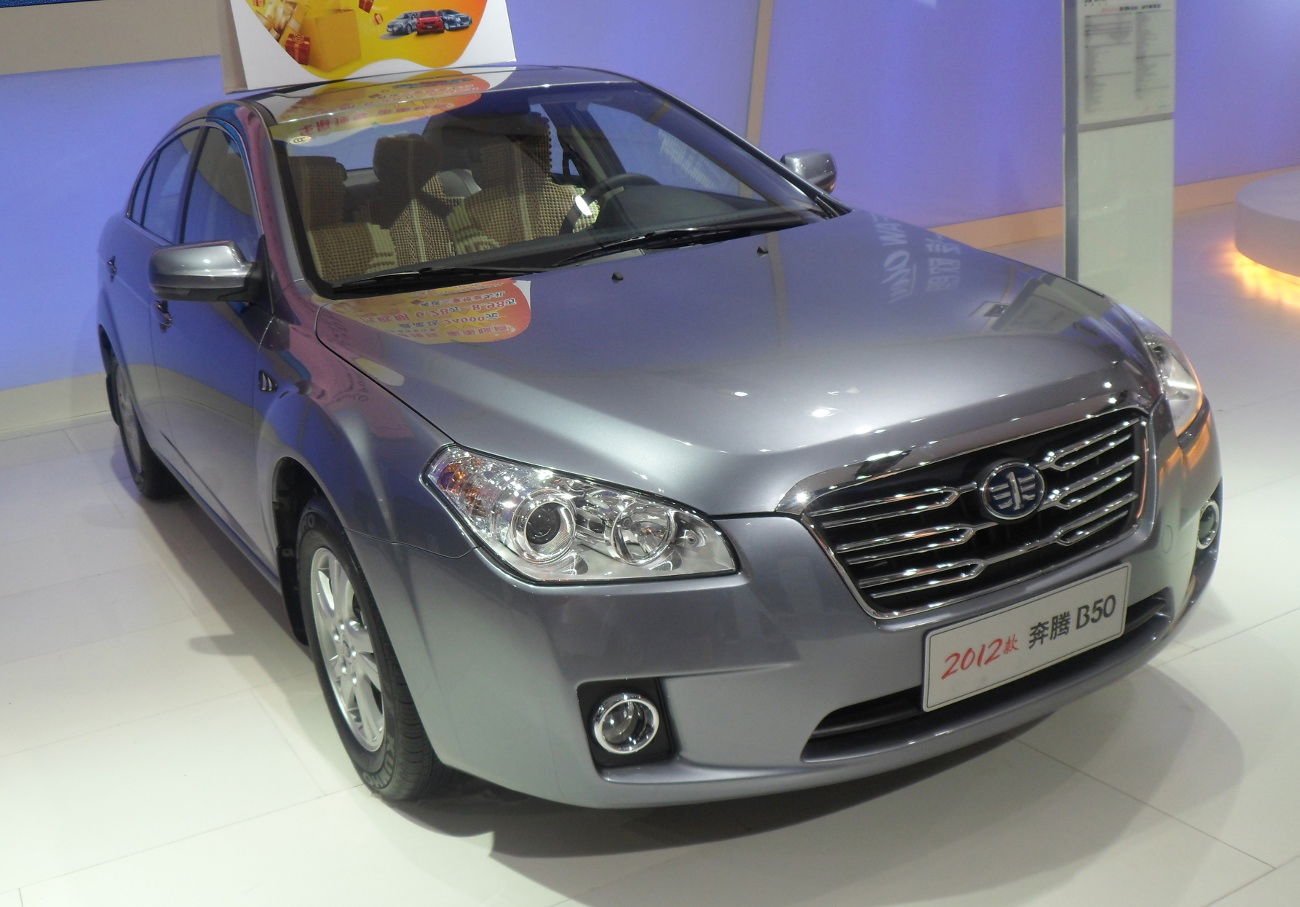 Besturn B50 photographed at the 2012 Chongqing Auto Show, Chong…