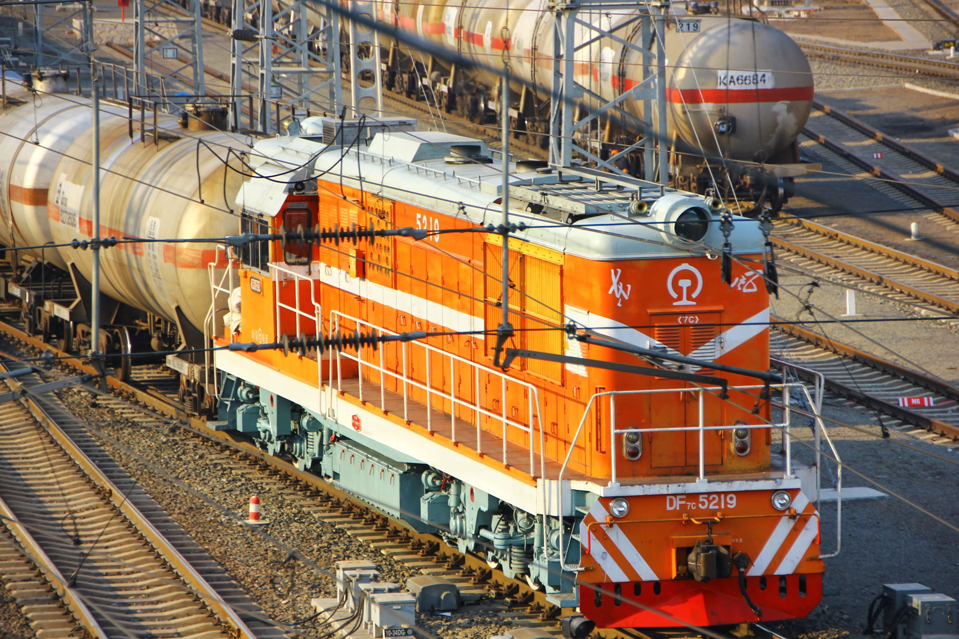 DF7C-5219 at Harbin East Railway Station