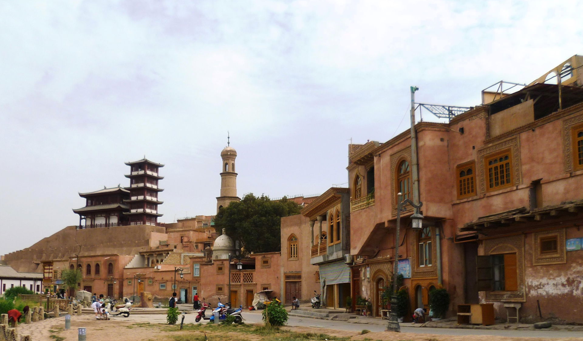 Kashgar Old City, in Xinjiang China