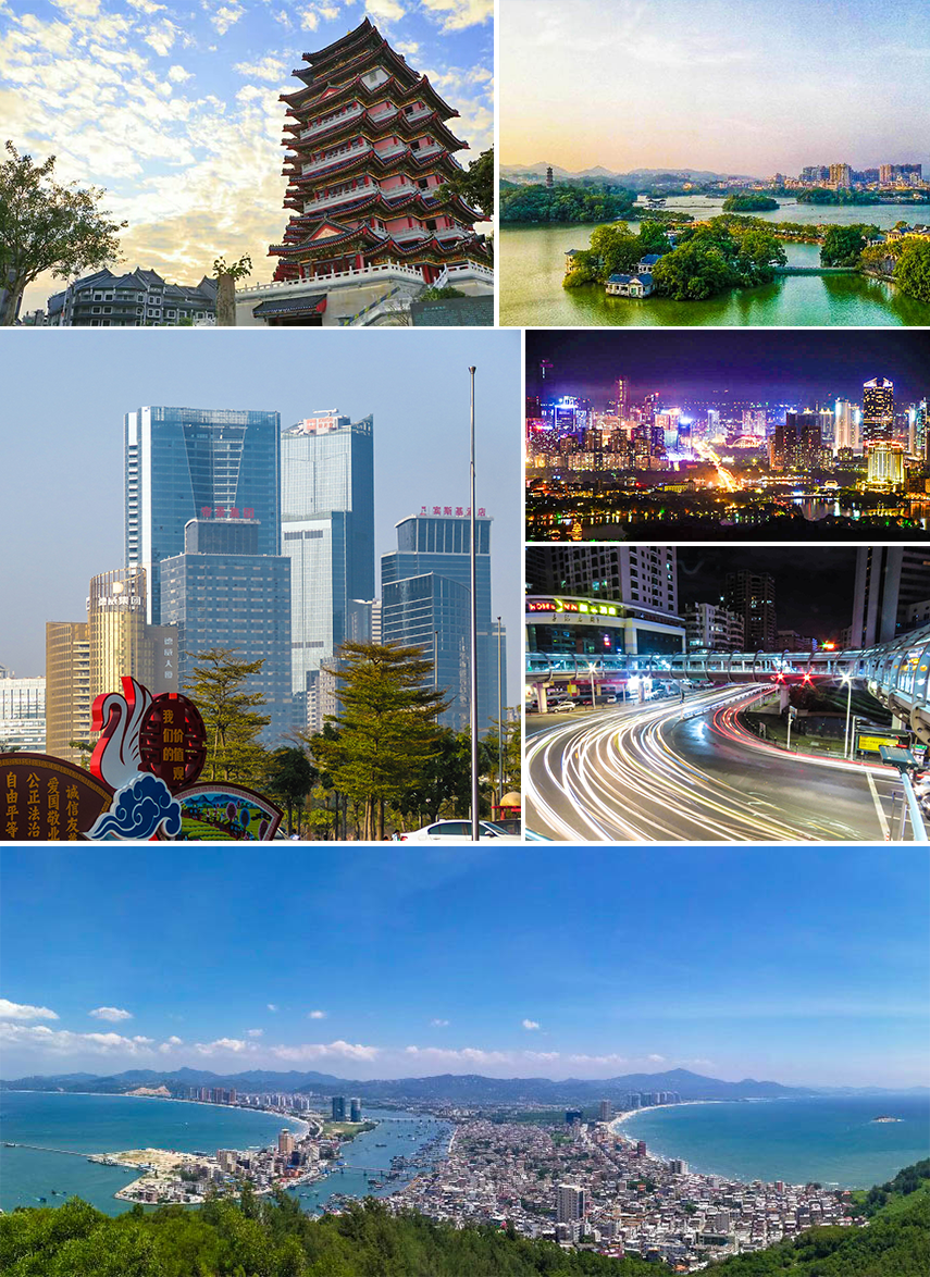 ​Montage of various Huizhou images