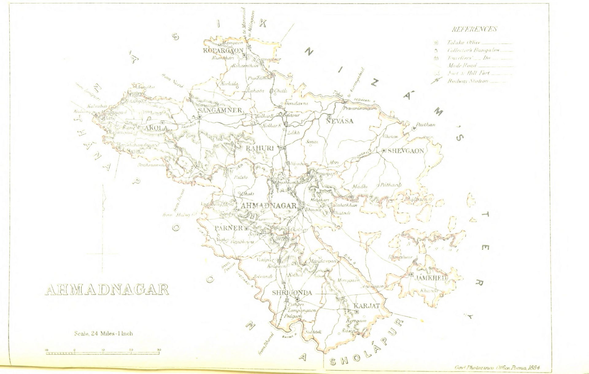 Ahmednagar, india. 1896
