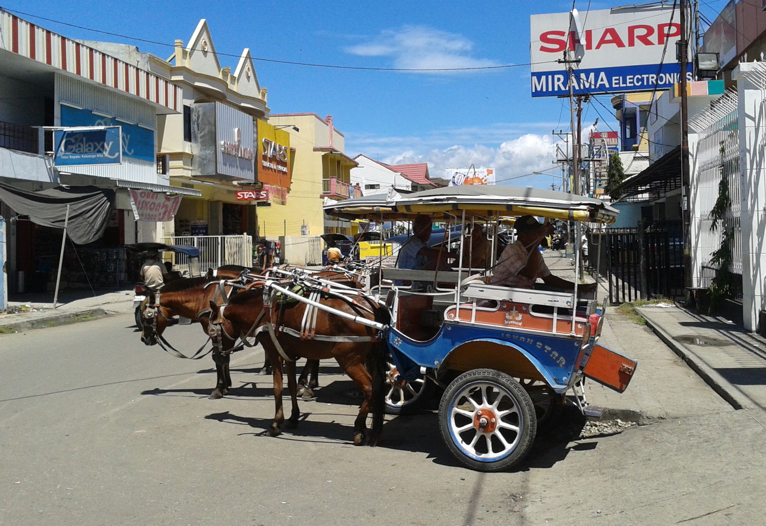 Bendi, traditional transportation in Gorontalo