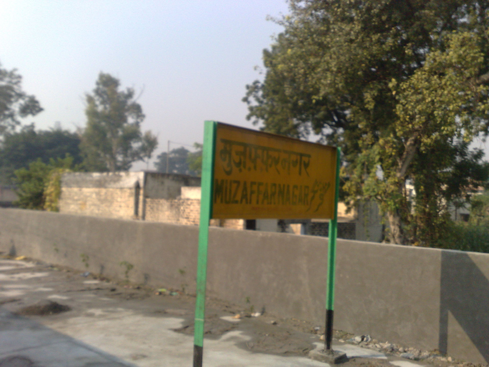 Muzaffarnagar stationboard