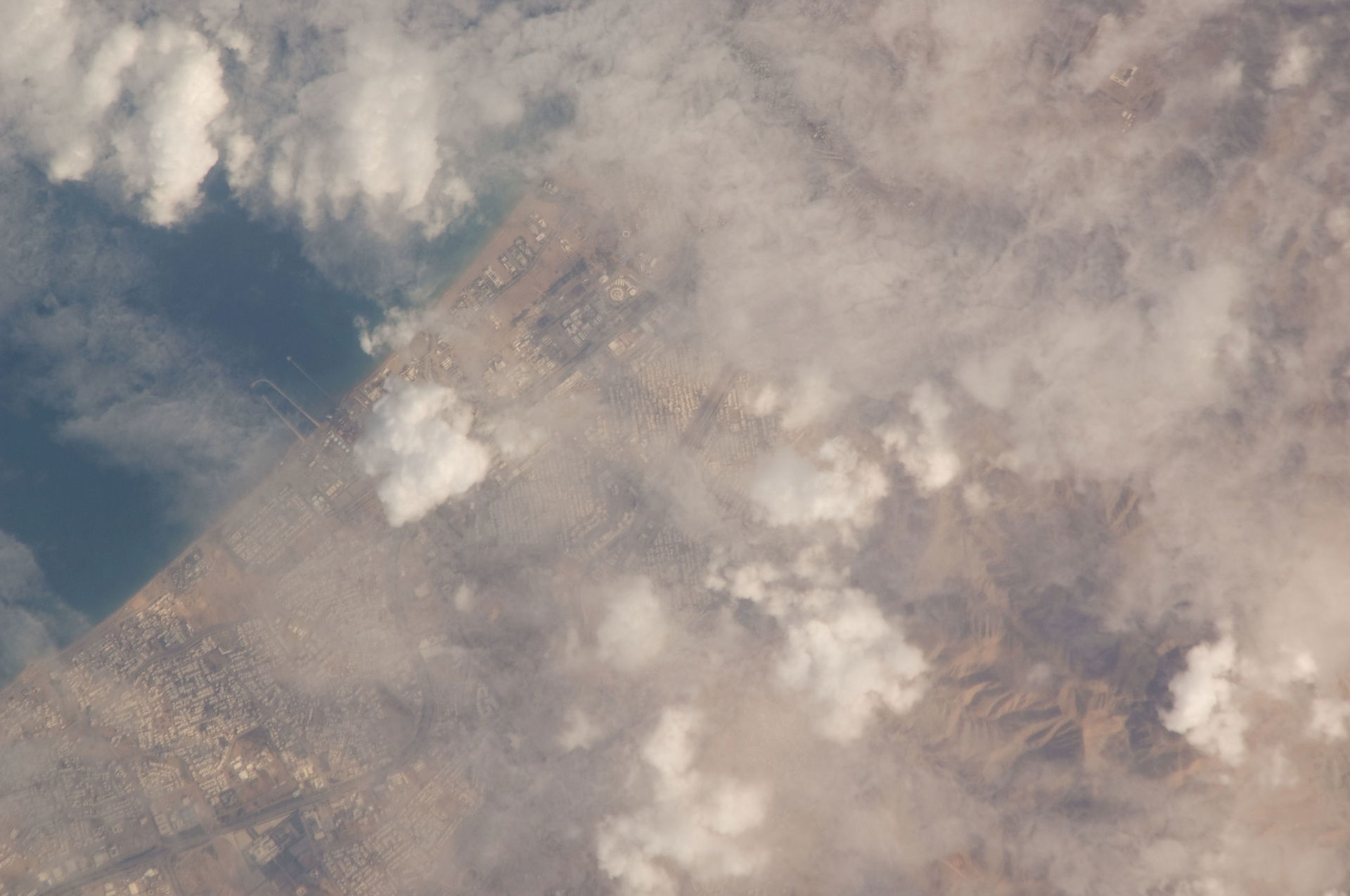 View of Oman taken during ISS Expedition 22.