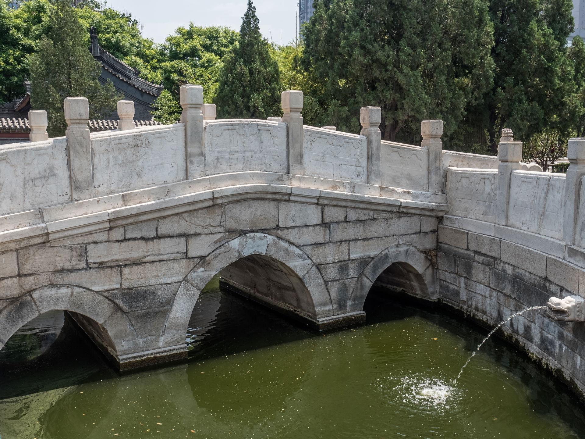 Old bridge district in Tianjin, old town