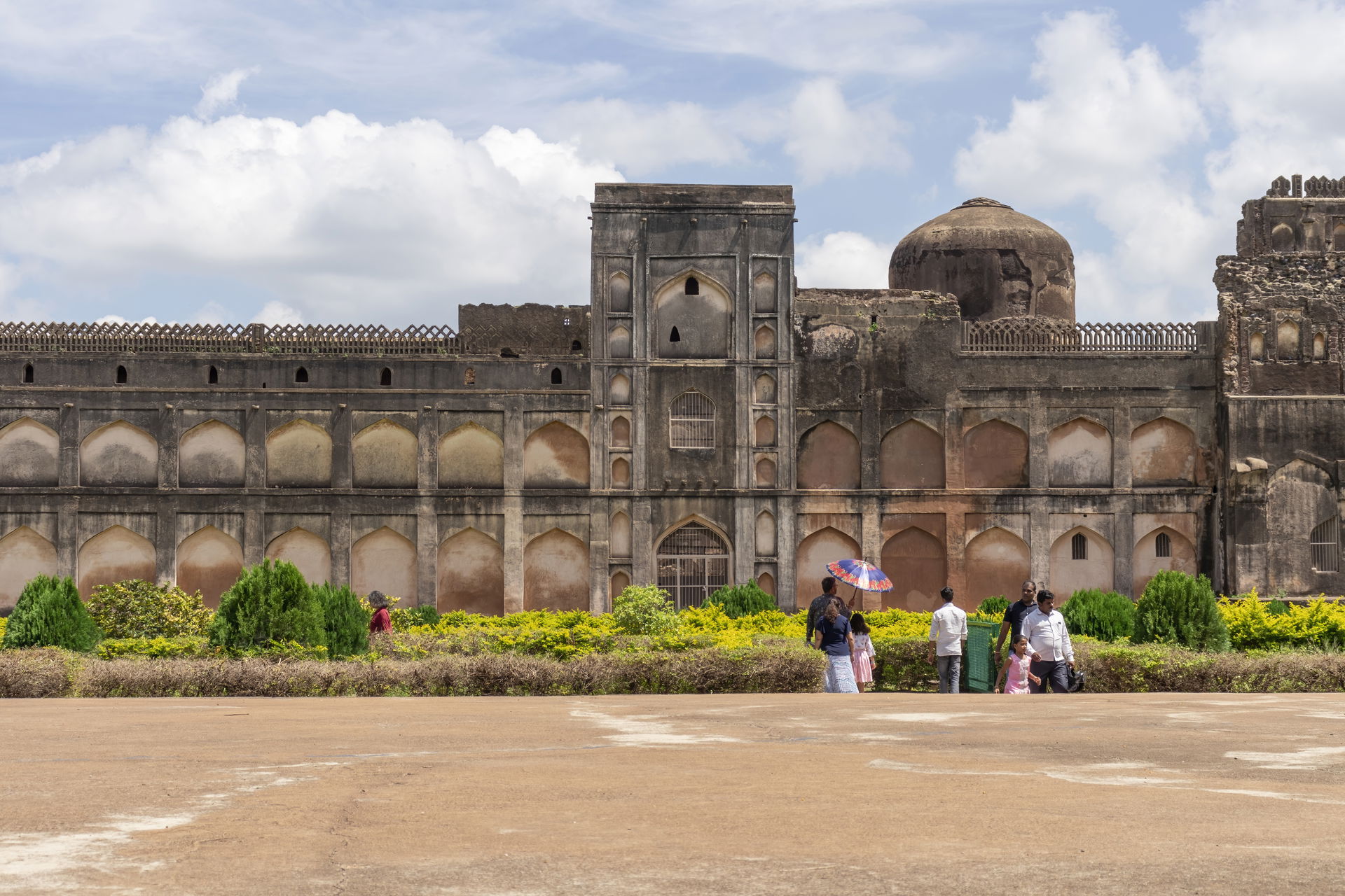 Bidar fort complex from the Solah Khambha Masjid, which is loca…
