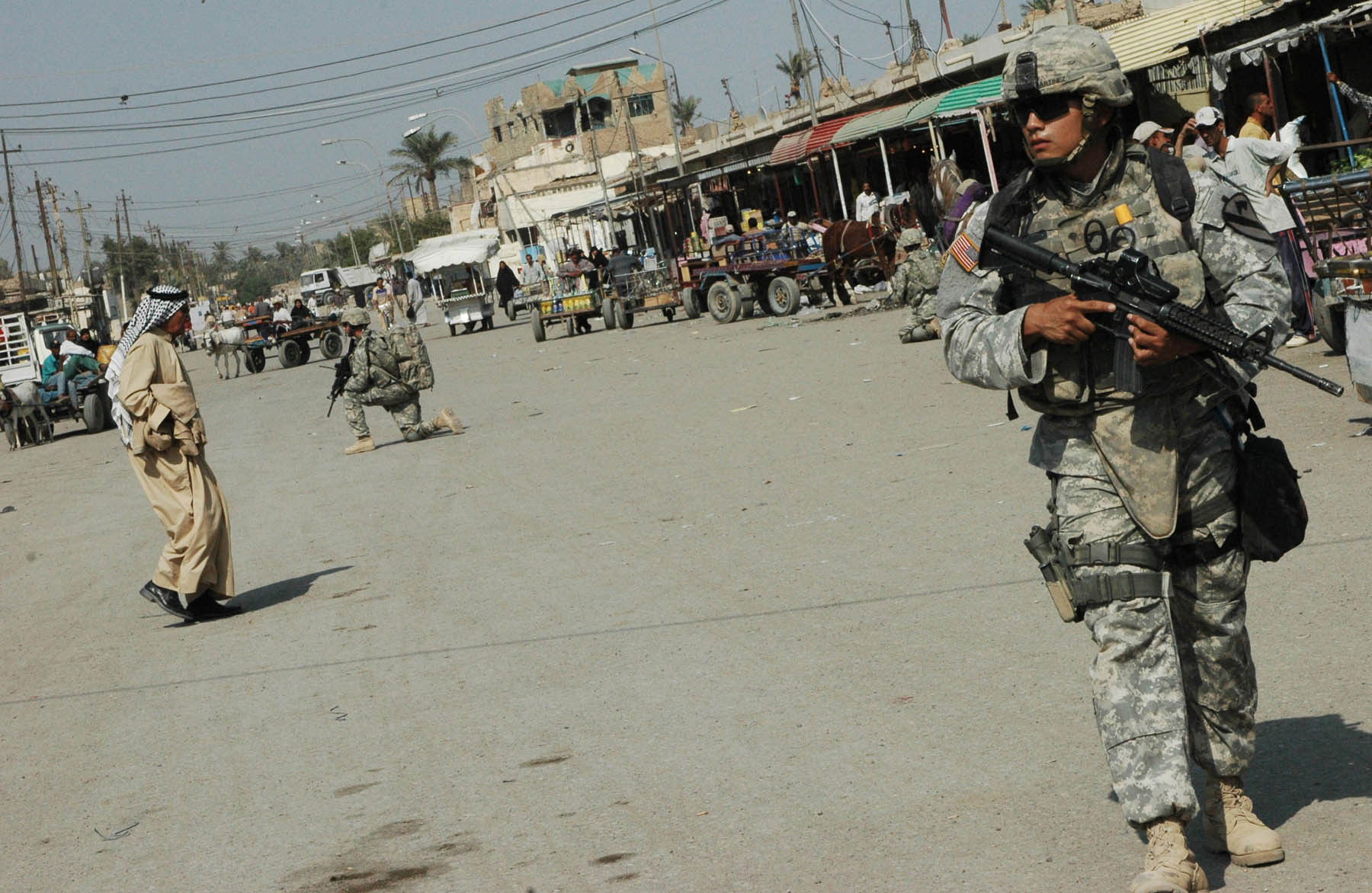 Spc. Jaime Martinez, a medic with the 3rd Brigade Combat Team, …