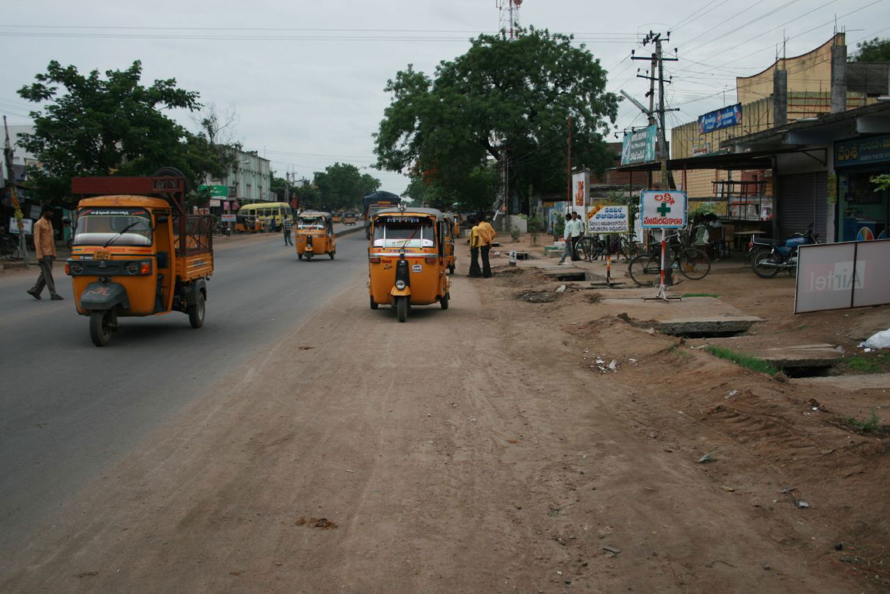 A Road near Karimnagar city, Telangana