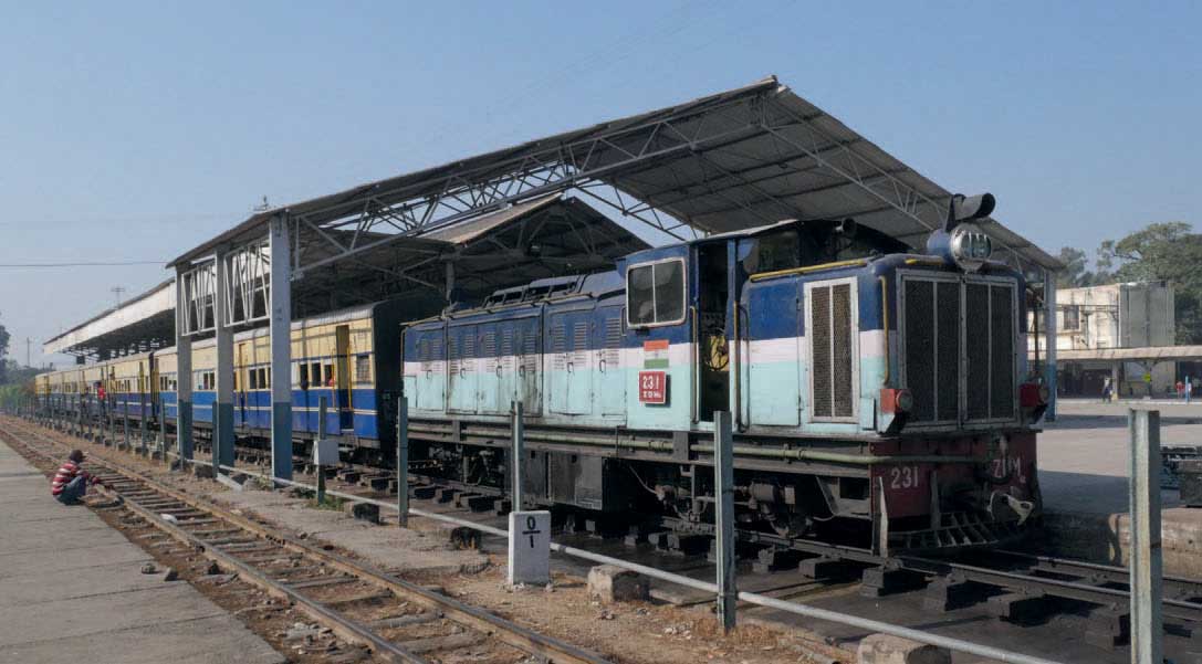 ZDM4A in Loco Shed at Pathankot Station-By Nikos Kavoori