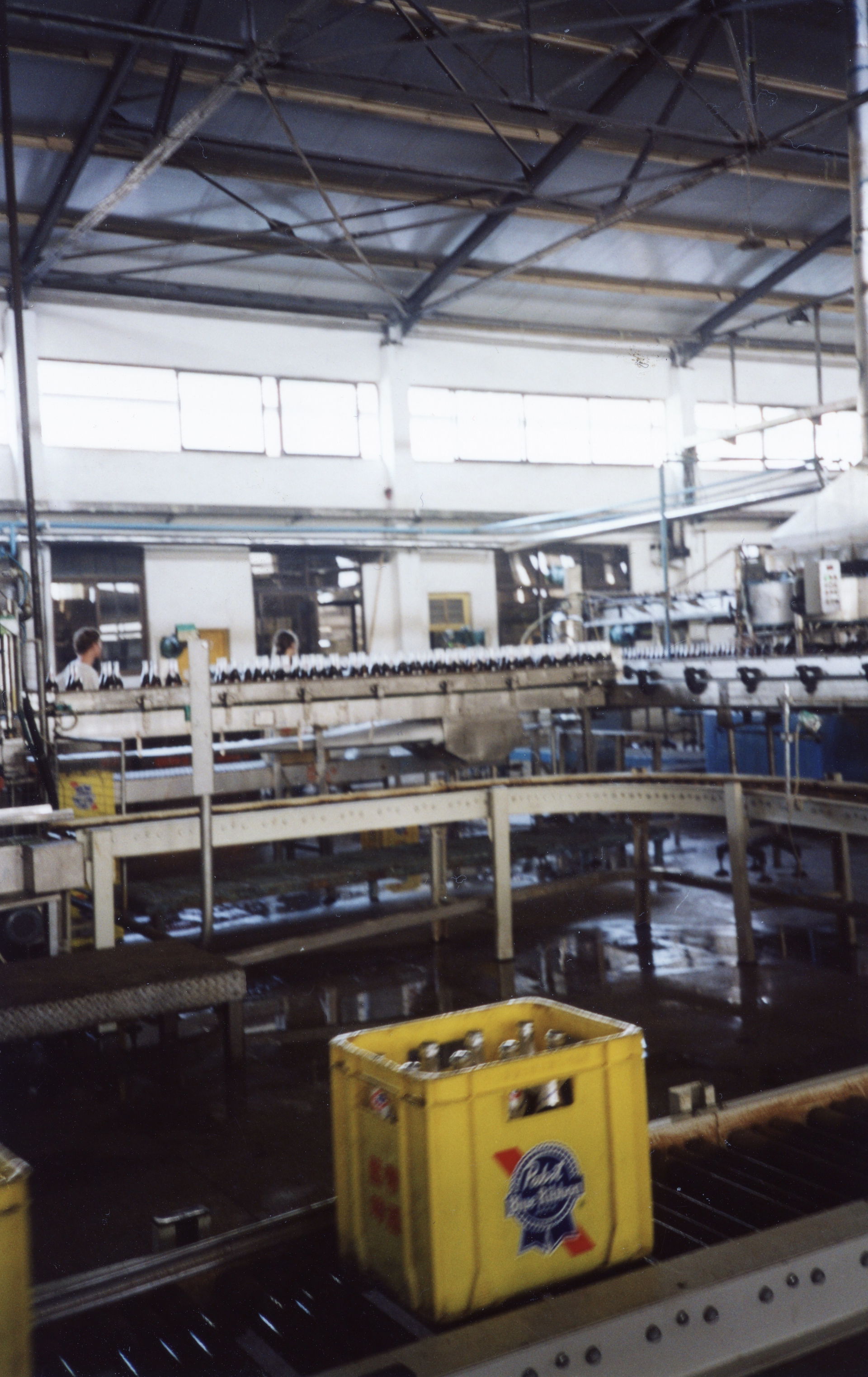 Bottling line in Zhaoqing Brewery 1999 Guangdong China
