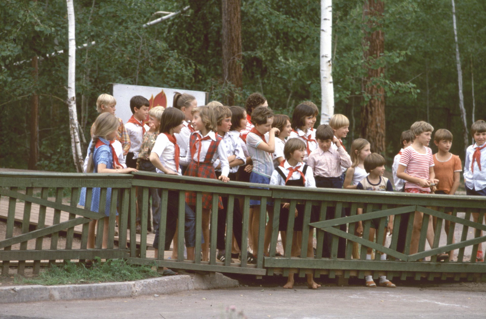 Lenin-Pioniere in Bratsk, Sommer 1981