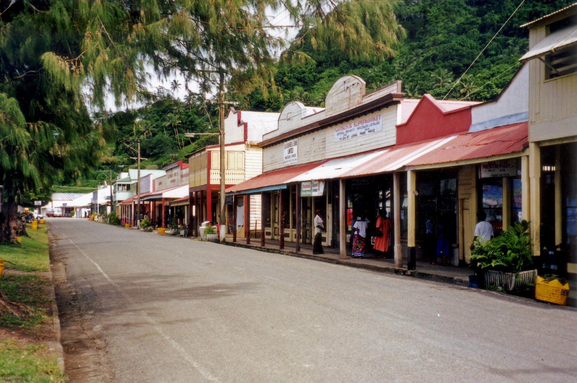 Scan of photo taken by myself in Fiji town of Levuka