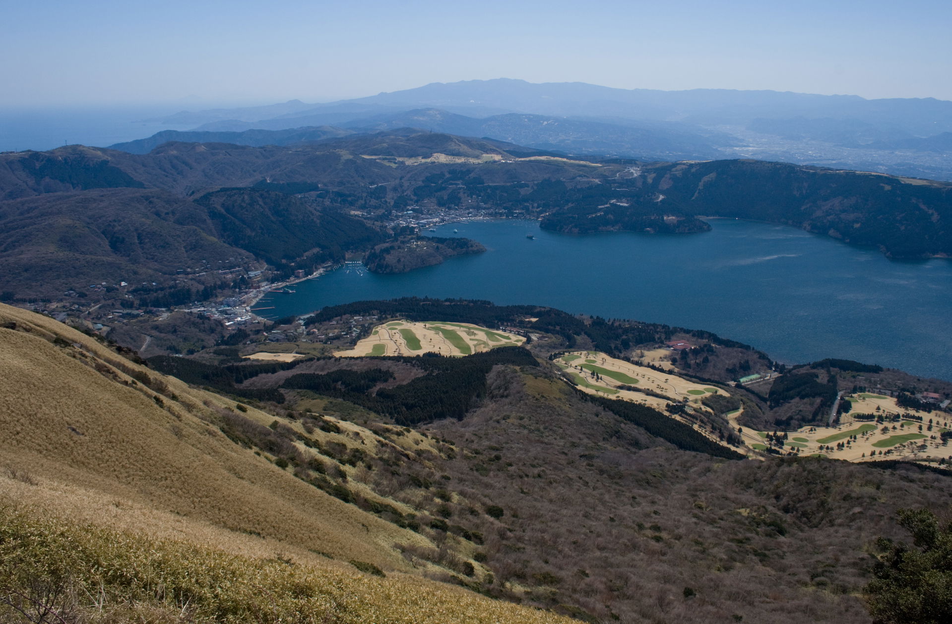Lake Ashi, Hakone, Kanagawa, Japan.