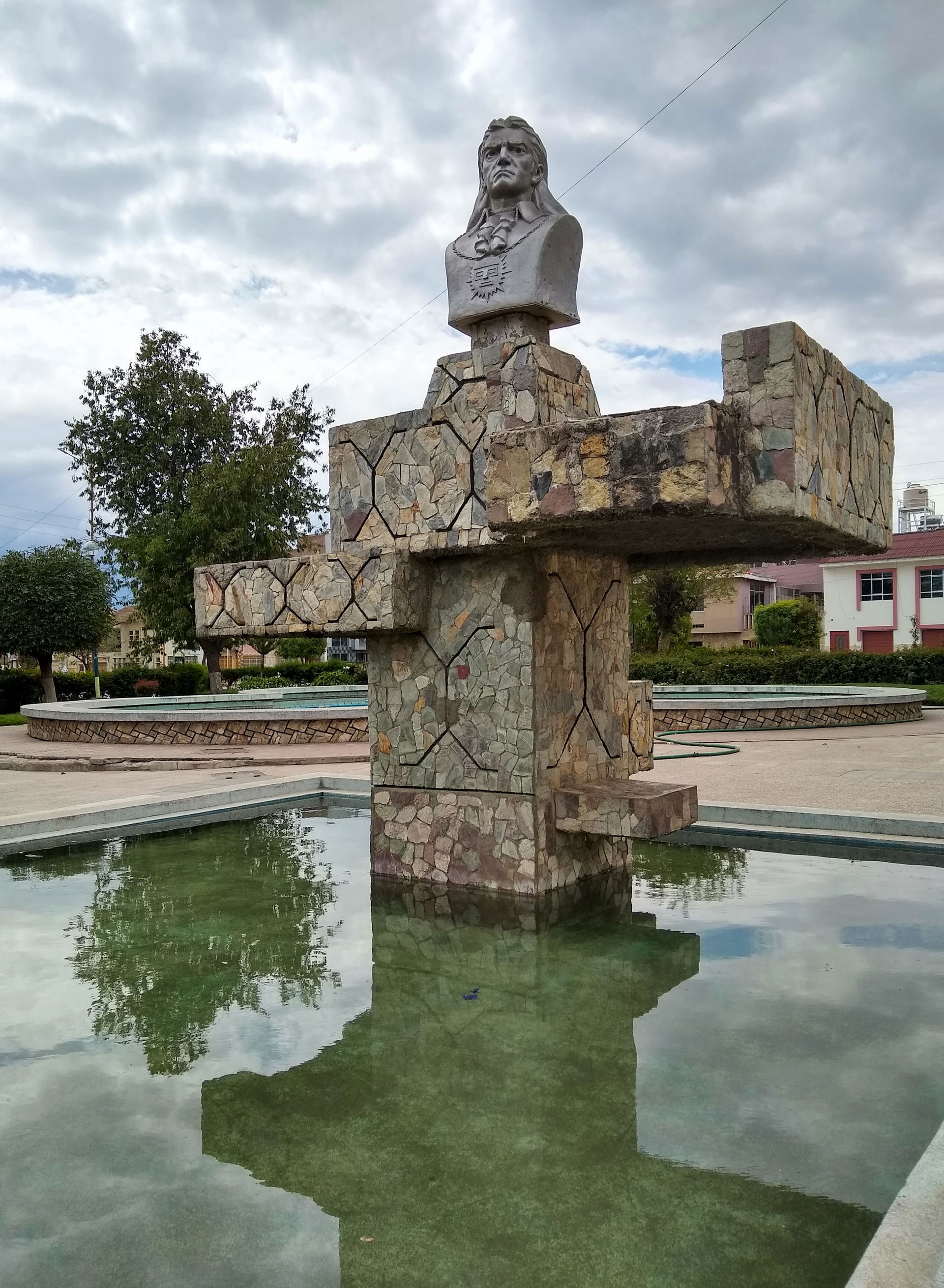 Tupac Amaru II Statue in Tupac Amaru Park, Huancayo Peru