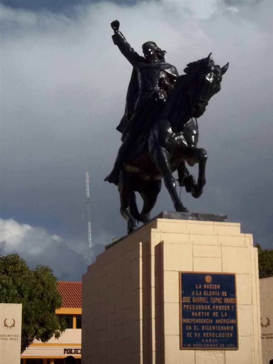 Current monument in Cusco, in homage to José Gabriel Túpac Amar…