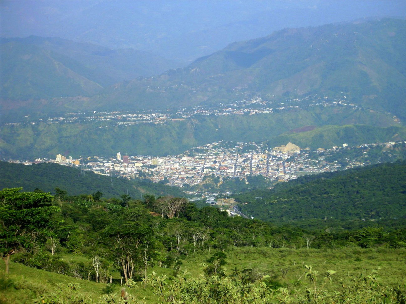 Valera's view from Sabana Libre Town.
