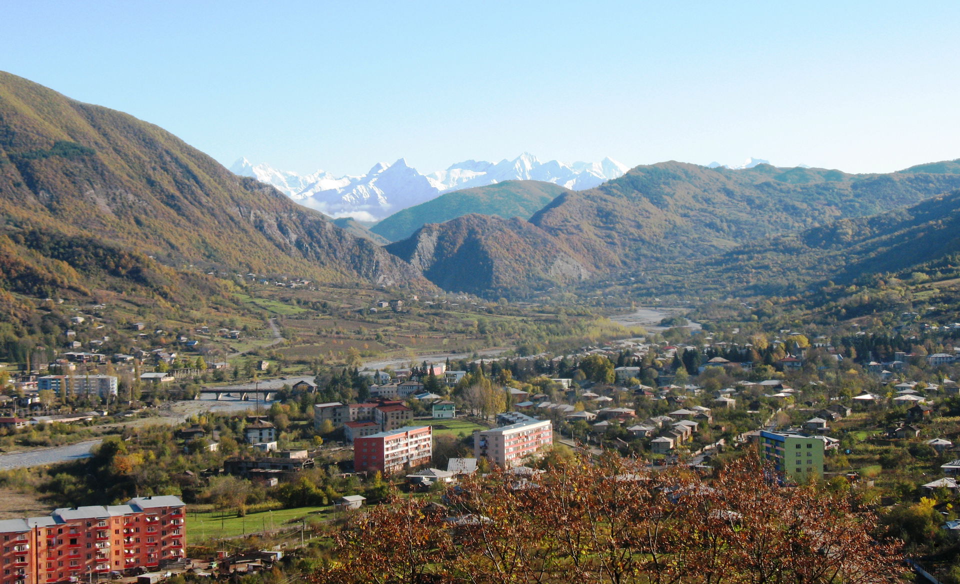 view to Ambrolauri